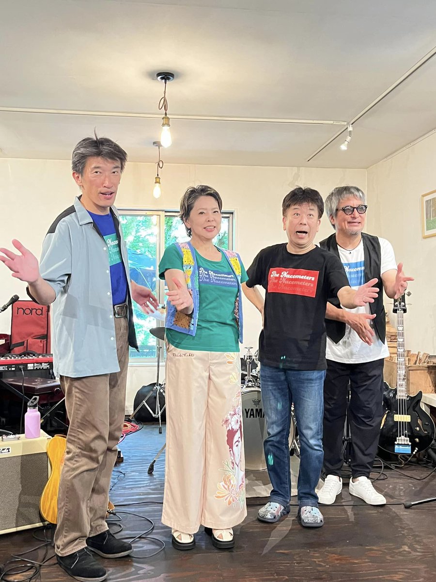 nacomitanaka's tweet photo. 昨日のBBQライブ、良いお天気、涼しい六甲山、最高でした！ありがとうございました。#thenacometers　#thirdplacerokko　#bbqライブ　#六甲山 https://t.co/AYuu7crCYw