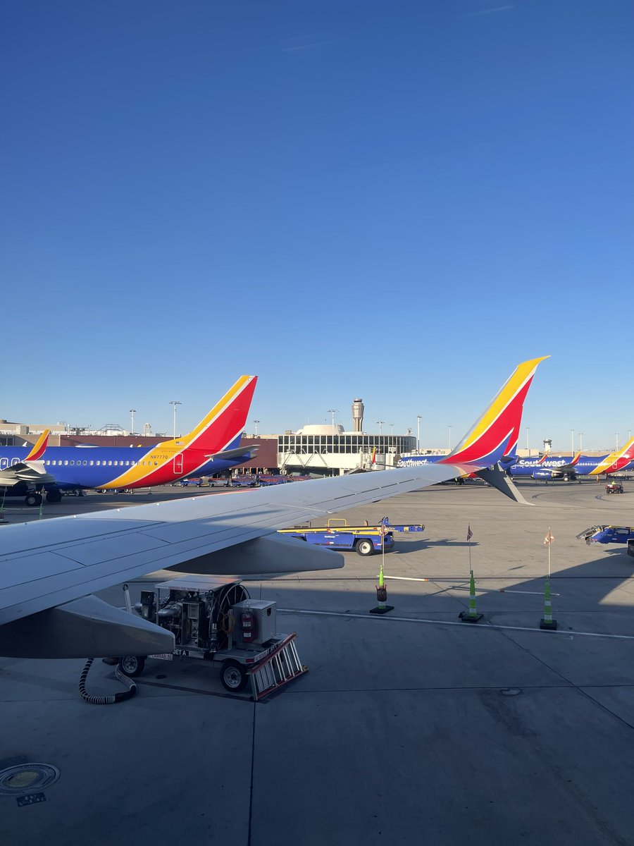 Of <a href="/SouthwestAir/">Southwest Airlines</a> I loved Vegas  🎰 and <a href="/SphereVegas/">Sphere</a> but I didn’t want to hang out in the airport all day and get home soooo late!! But see ya vegas finally!!