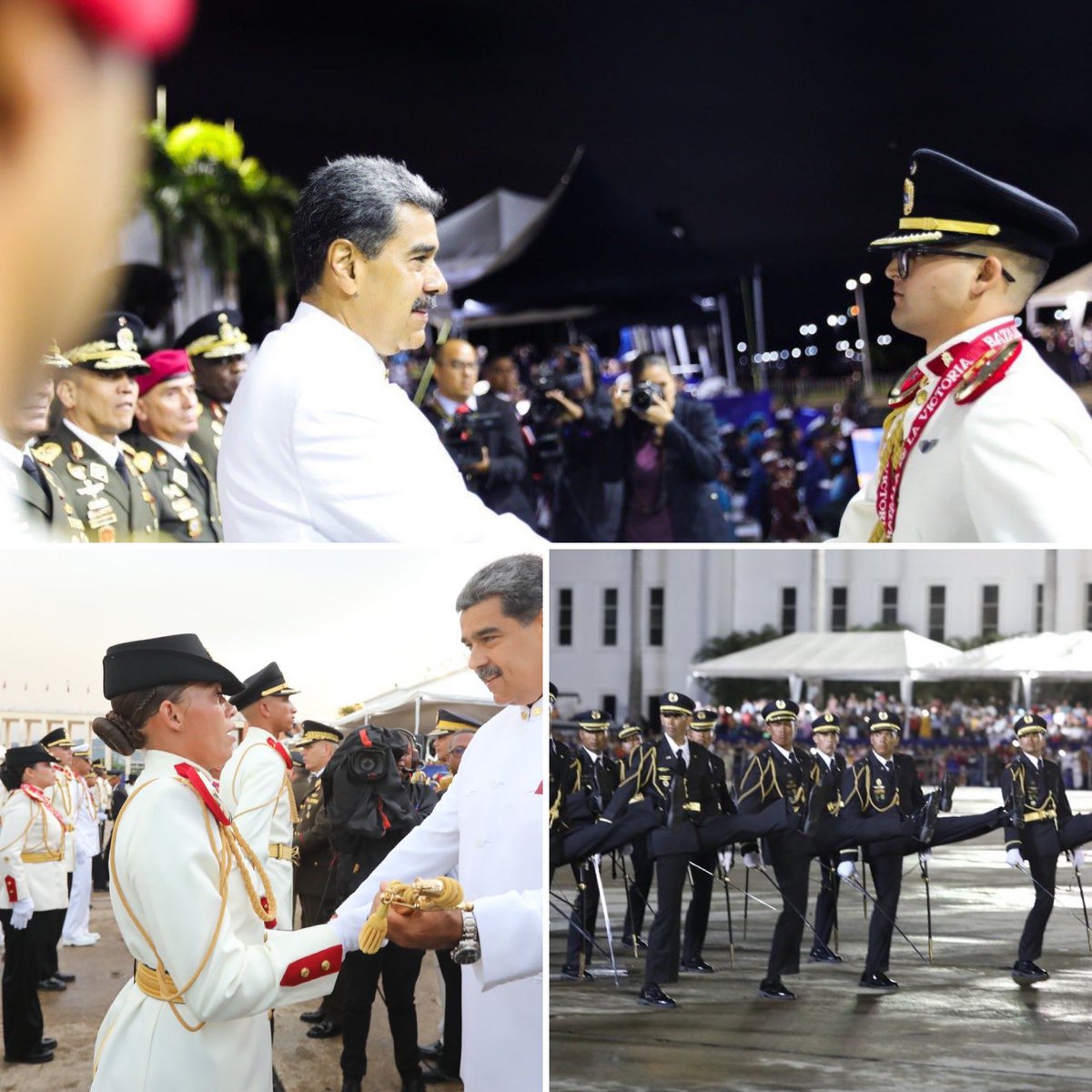 Hoy acompañamos a nuestro Comandante en Jefe <a href="/NicolasMaduro/">Nicolás Maduro</a> a la graduación de los nuevos hijos e hijas de la patria, quienes por mérito propio y tras haber cumplido los requisitos establecidos en la <a href="/Umbv_Fanb/">Universidad Militar Bolivariana de Venezuela</a> hoy adquieren nuevo grado y pasan a engrosar las filas de la gloriosa