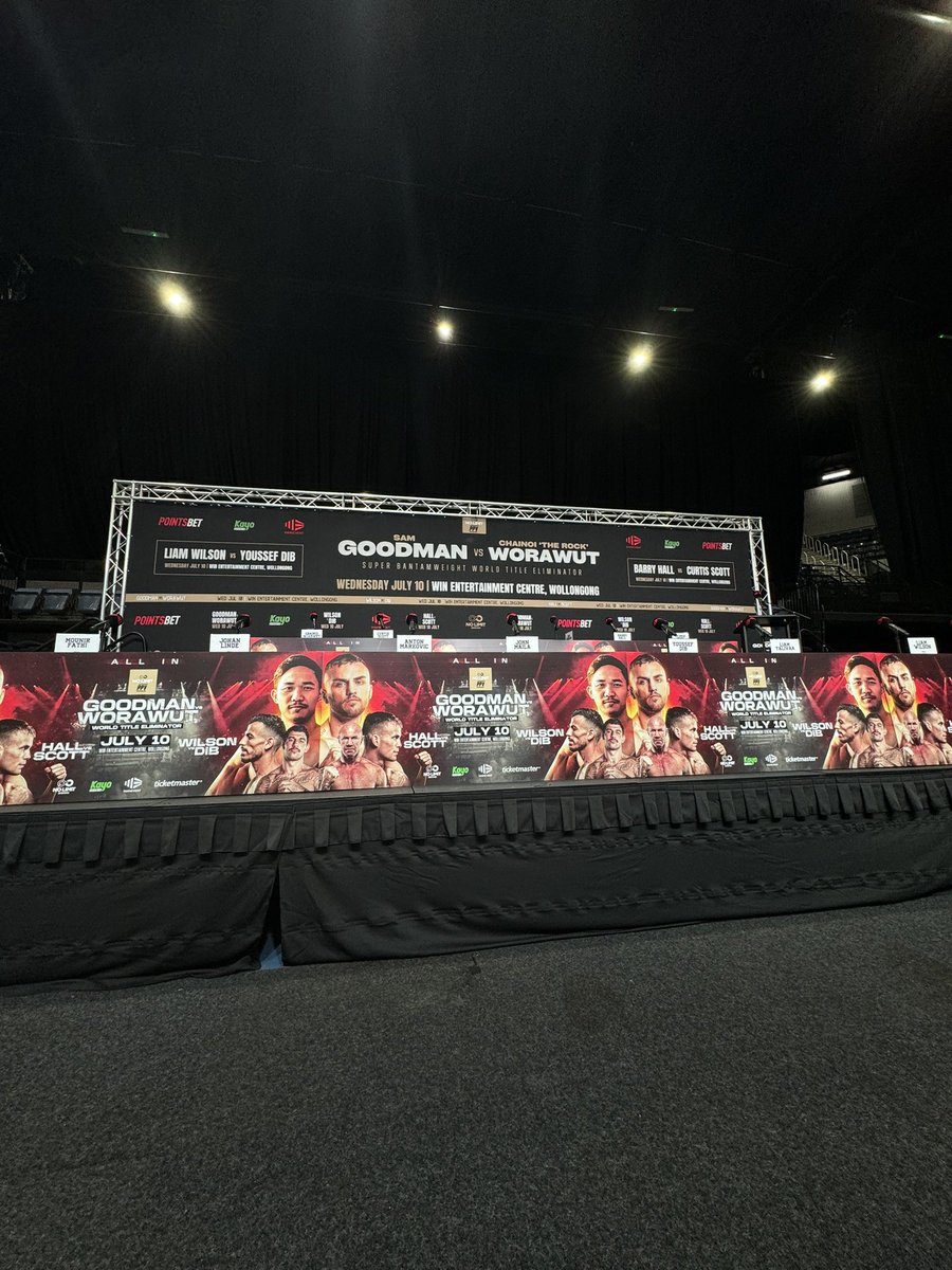 JaiMcAllisterx's tweet photo. Fight Week in Wollongong. π₯
#GoodmanWorawut #SamGoodman #HallScott #Boxing https://t.co/bn6SP6I1yR