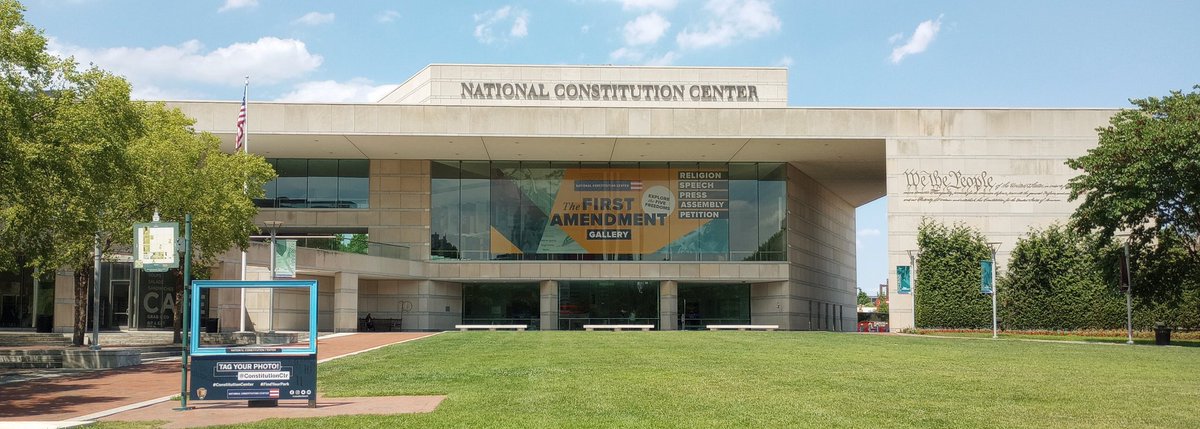 ChroniclesMommy's tweet photo. Thank you @ConstitutionCtr for an amazing first day! https://t.co/xhkIEp93Y7