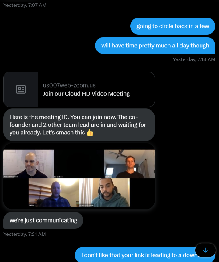 chopp_sueyy's tweet photo. Previously, the DM phishing attempts I have received in the past were "Play 2 Earn" concepts, derivative NFTs and copied versions of games such as @blastroyale (@BurstRoyale_NFT was the scam), now the attempted scam is a feeble bite of @brave with a  cloned image of what Brave Browser already offers.