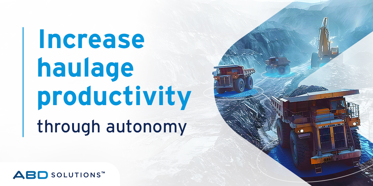 ABDSolutionsHQ's tweet photo. Autonomous haulage systems, or AHS, enhance mine site haulage productivity by optimising fleet usage and significantly reducing operational cost. Leverage Indigo Drive to maximise the operational productivity of your fleet. 

#AutonomousHaulage #ABDSolutions https://t.co/IDpFJEkGkp