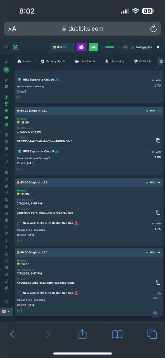 I fucken love you <a href="/C9VAL/">Cloud9 VALORANT</a> . Easy 5-12 Comebacks for my $600.