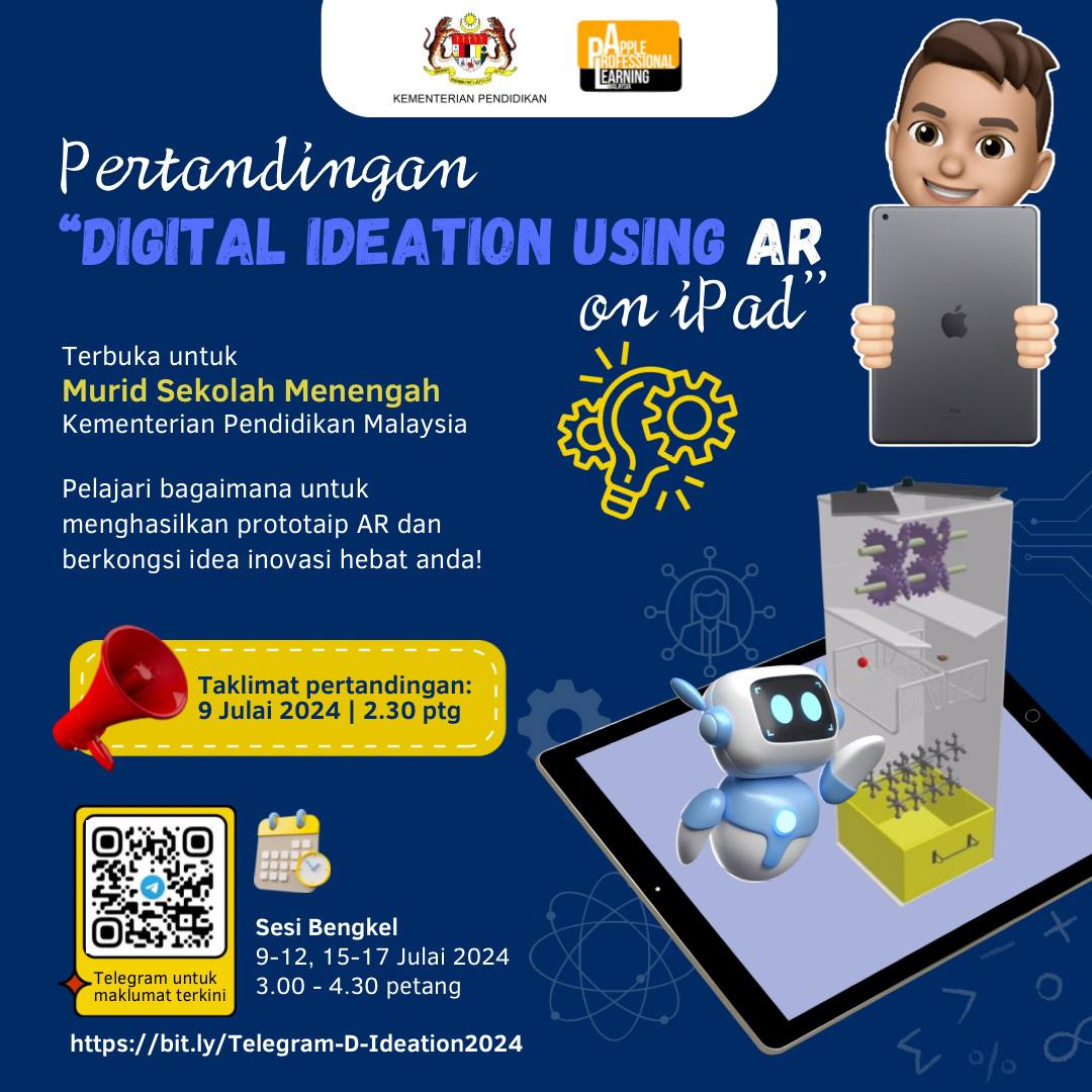 razxxf's tweet image. July activities organized by APL. A call to Malaysian school students under MoE. #AppleEducation #DELIMa #iPadEd #AppleProfessionalLearning