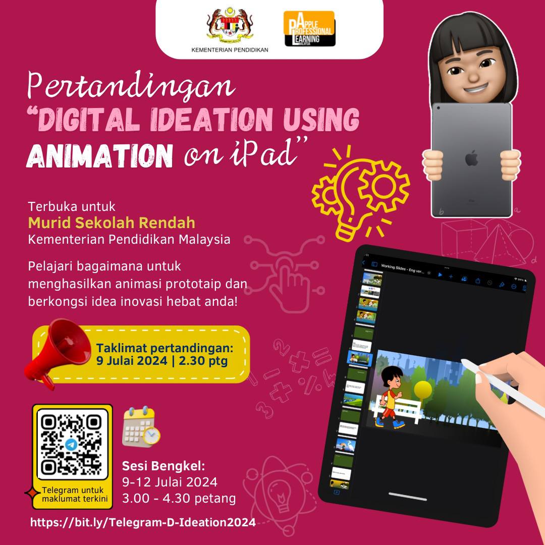 razxxf's tweet image. July activities organized by APL. A call to Malaysian school students under MoE. #AppleEducation #DELIMa #iPadEd #AppleProfessionalLearning