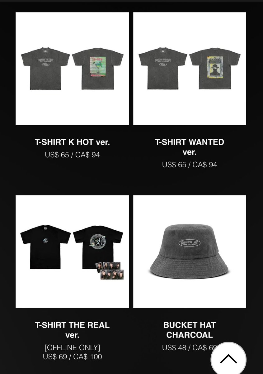 lilnugtiny_'s tweet photo. official north america exclusive tour merch https://t.co/0YRzgUA1al