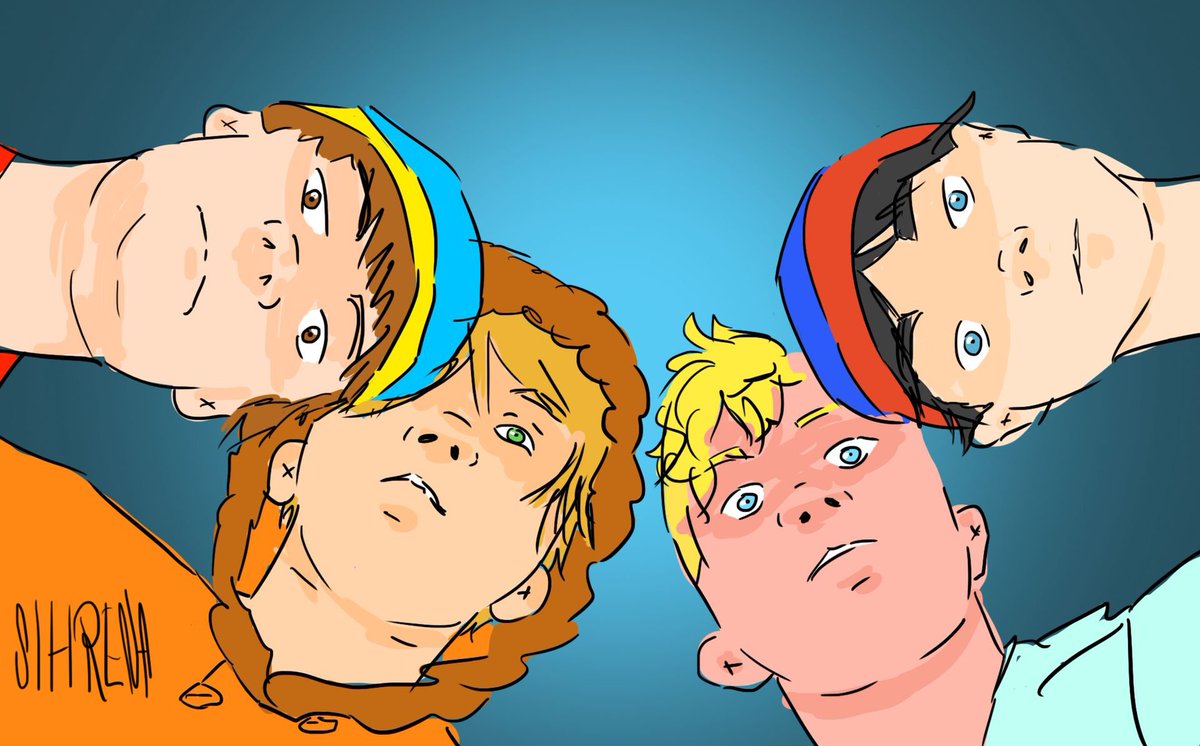 refiz um desenho meu de 4 anos atrás 🥺 confesso que amei a evolução

#sptwt #southpark