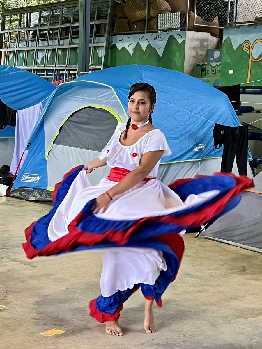 FettesCAS's tweet image. For our last night in the village, the community treated us to some traditional dancing and games followed by a dinner. Mairi also performed some dancing for us, and then our students arranged a ceilidh for the village to join in! So much fun 😊@Fettes_College