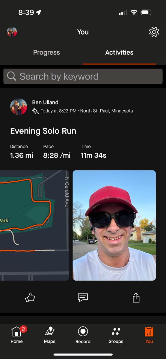 AgentUlland's tweet image. Strength and endurance and I got it! Even at 44 years young. 😎💪

I did a 1.34 mile run in 11:34 minutes and got a lift in too!

#WorkoutSunday
Chest press
Squat
Push-ups 
One Leg Plank
Bicycle Crunch