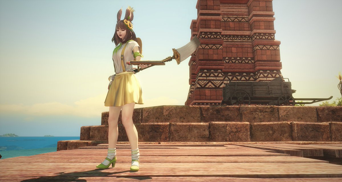 HazelLmare's tweet photo. Forgot that I have the account lol anyway Happy Dawntrail everyone! 🌴🌮✨ 
#ffxiv #gpose https://t.co/RC7neC8WQg