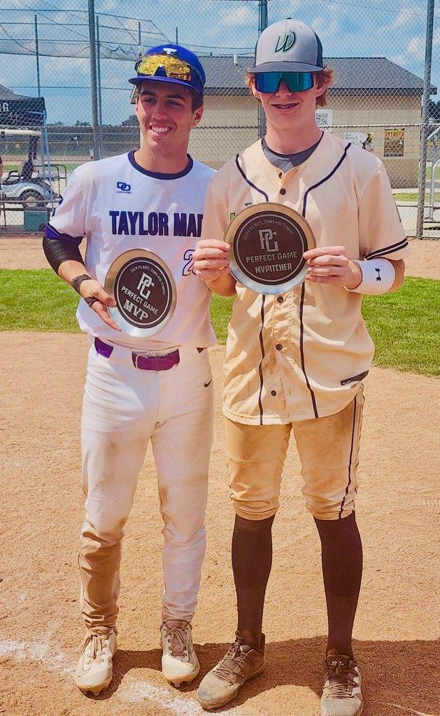 Connor DeVito (@connordevito7) on Twitter photo Played in the Perfect Game 2024 BATL Stars & Stripes Tournament losing a tough one to Taylor Made in the championship. Congrats to <a href="/CamThorning23/">Cameron Thorning</a> for Tourney MVP and I was honored to be named Most Valuable Pitcher for the tournament. Thank you <a href="/BaseballBatl/">PG-Michigan</a> for a great weekend. Played in the Perfect Game 2024 BATL Stars & Stripes Tournament losing a tough one to Taylor Made in the championship. Congrats to <a href="/CamThorning23/">Cameron Thorning</a> for Tourney MVP and I was honored to be named Most Valuable Pitcher for the tournament. Thank you <a href="/BaseballBatl/">PG-Michigan</a> for a great weekend.