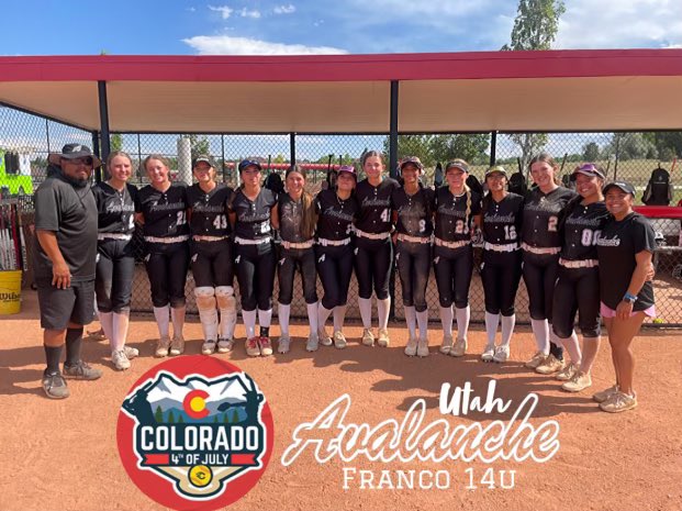 Utah Avalanche Franco (@utahavalanchesb) on Twitter photo A week filled with celebrations, defeat, tears, happiness, resilience and grit. When faced with difficulties, every single one of our girls stepped up! We couldn’t be prouder of them! Thank you <a href="/triplecrownspts/">Triple Crown Sports</a> for a great experience #IPlayTCS #cosparkfire #utahavalanchesoftball A week filled with celebrations, defeat, tears, happiness, resilience and grit. When faced with difficulties, every single one of our girls stepped up! We couldn’t be prouder of them! Thank you <a href="/triplecrownspts/">Triple Crown Sports</a> for a great experience #IPlayTCS #cosparkfire #utahavalanchesoftball