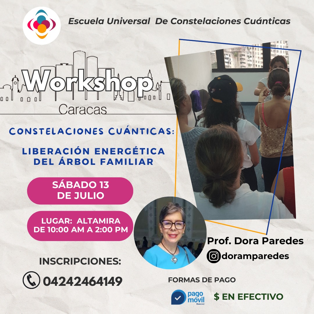 Entra en el #campocuántico para que comiences a crear #tupropiarealidad 
¡Tu no eres la copia de tus ancestros, tu no eres fuerza imitadora, eres energía y fuerza creadora.
¡Te espero en este vivencial!