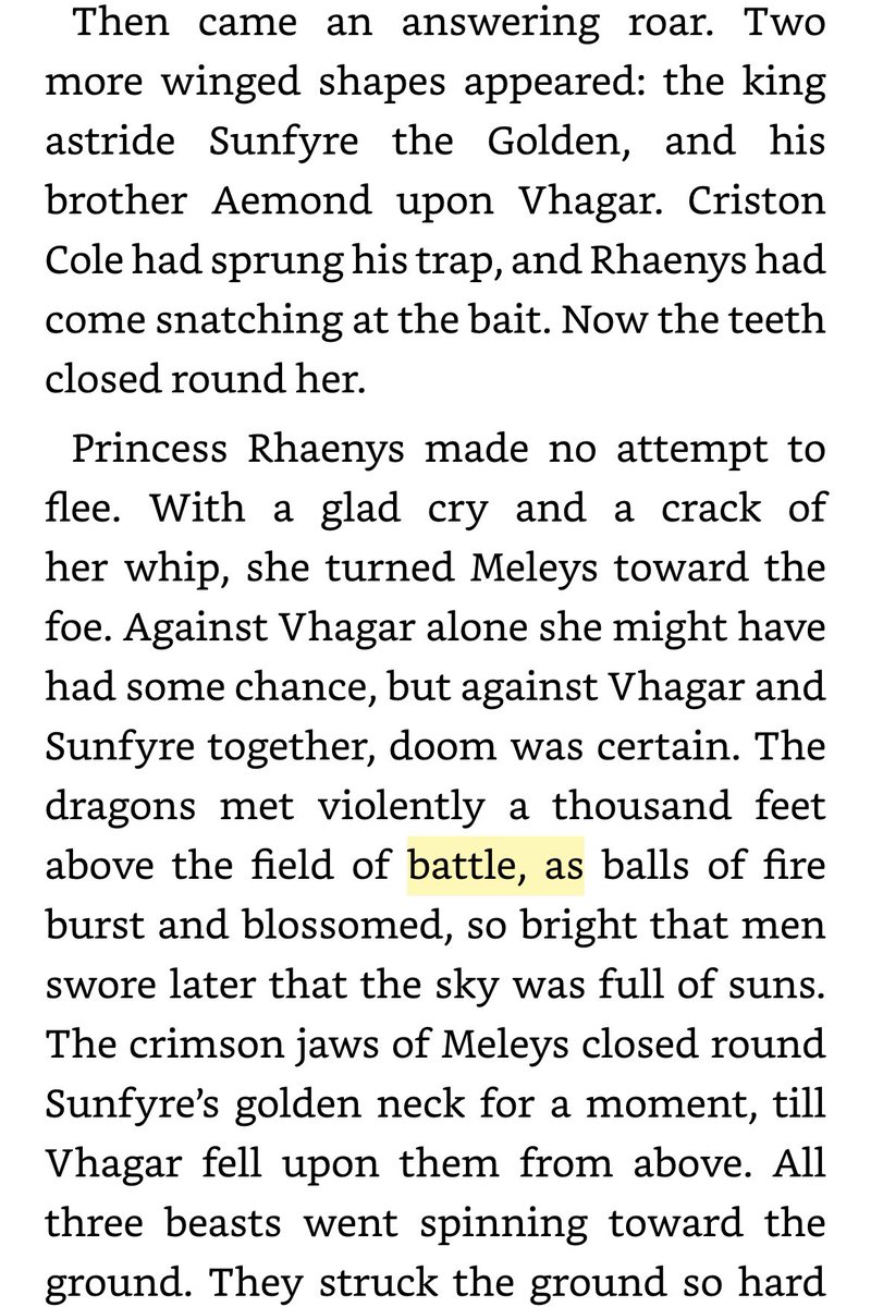 DanaOKeefe's tweet photo. “Princess Rhaenys made no attempt to flee.” We love it. https://t.co/mEPmNDneXW
