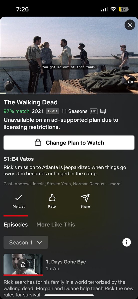 DevenBerg467365's tweet image. Yo @netflix what the hell man. Putting specific shows behind a paywall. #NetflixisaJoke #extortion #richgettingricher