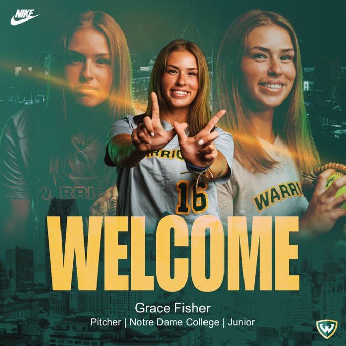DIISoftball's tweet photo. Four Notre Dame College Transfers Have Now Found New Homes
@DanielleFick2 - @WayneStateSB 
@gracefisher133 - @WayneStateSB 
@KaitlynMazzocc - @UCArrows 
@destany_blake - @Barton_Softball https://t.co/OBtr12zoER