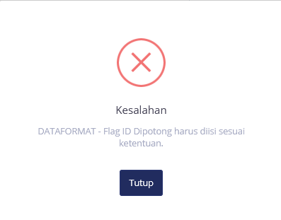 widitrishnaA's tweet photo. @kring_pajak Halo min mau tanya, untuk error seperti ini solusinya bagaimana ya? https://t.co/yJPsJY5MJE
