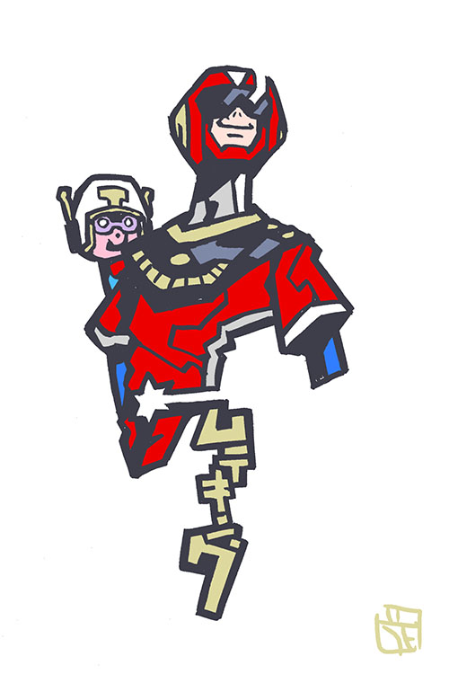 ジョジョ「このタッチヒーローズ～井上和彦さん関連キャラ編〜をnoteにまとめました #no」|花小金井正幸＠喫茶宝石箱での個展。2023年開催予定のイラスト