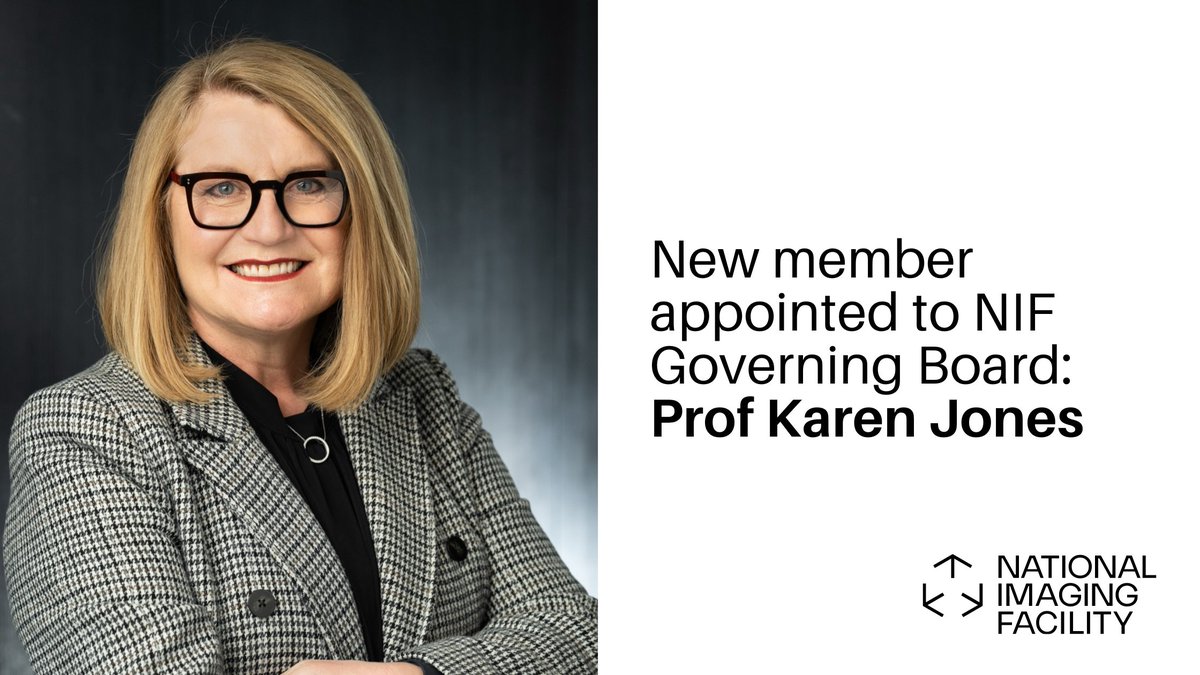 NIFAus's tweet photo. The National Imaging Facility has announced the appointment of Professor Karen Jones to its independent Governing Board: https://t.co/wPZMUxmodR https://t.co/uVfa53c55w