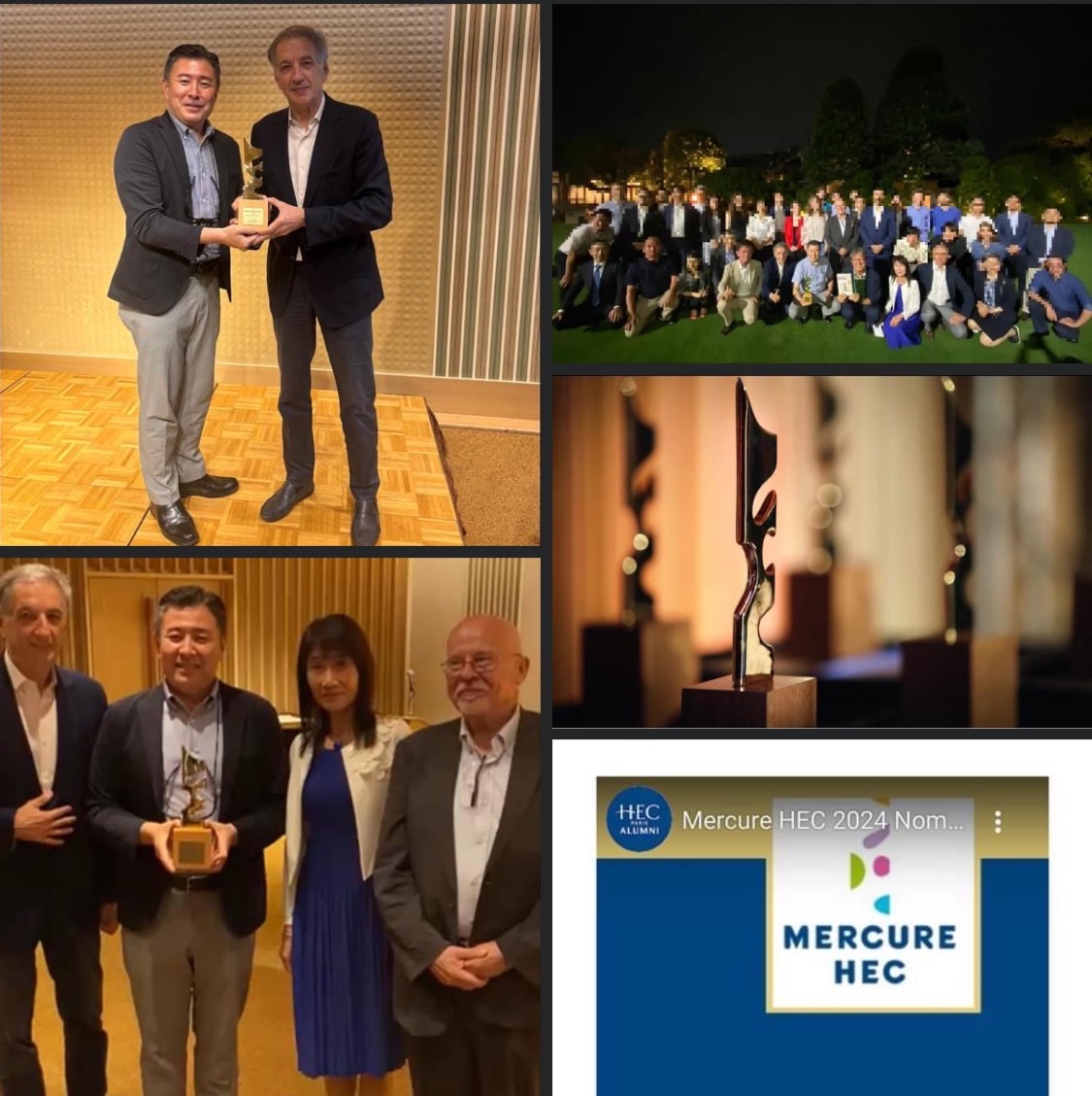 📷 Mercure HEC Awards 2024 !
Naoaki Sakata, our CEO, became the laureate &amp; palmarès of the Mercure HEC Awards 2024 for entrepreneurs!
He is our CEO and the inventor of  #Flexcushion and #KabukiGlasses .