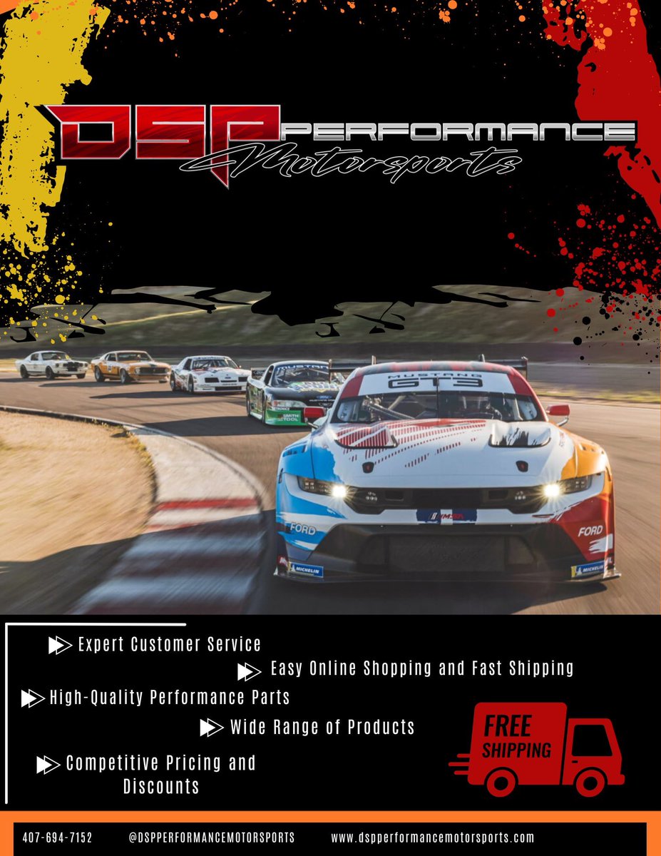 🏎️💨 Ready to upgrade your ride? Discover top-notch performance parts at DSP Performance Motorsports! Boost horsepower, improve handling, and add serious style to your car. Share your favorite upgrade with us! 🛠️🔧  #PerformanceParts #DSPerformanceMotorsports