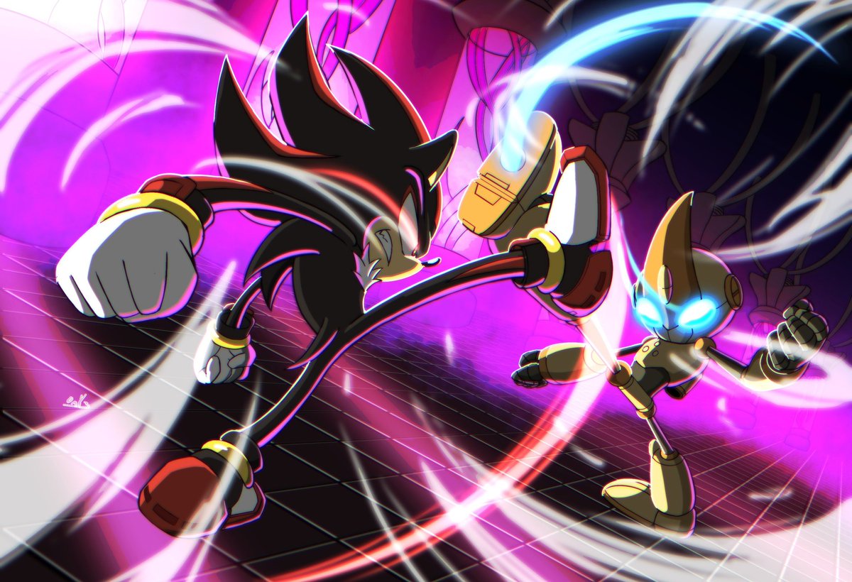 DanManX3's tweet photo. Shadow vs Emerl 

#ShadowTheHedgehog #Emerl #SonicXShadowGenerations 
#SonicTheHedgehog #sonicfanart https://t.co/bw5LKxDSBK