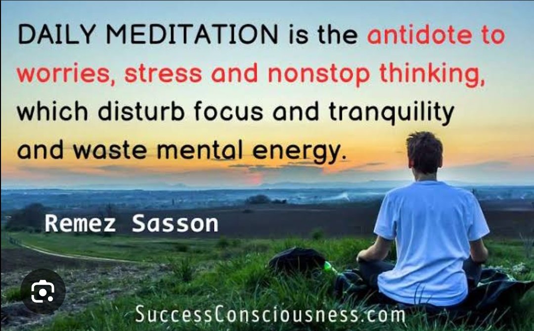 Manpreetkaur722's tweet photo. #MondayMotivation 
#SpreadingHappiness
If you want to make your life happy, then we should meditate daily. Meditation brings self-confidence. Due to which we start getting solutions to all our problems. And we start being happy, as the inspiration of Saint Dr MSG Insan. https://t.co/Jzr5W9GELP