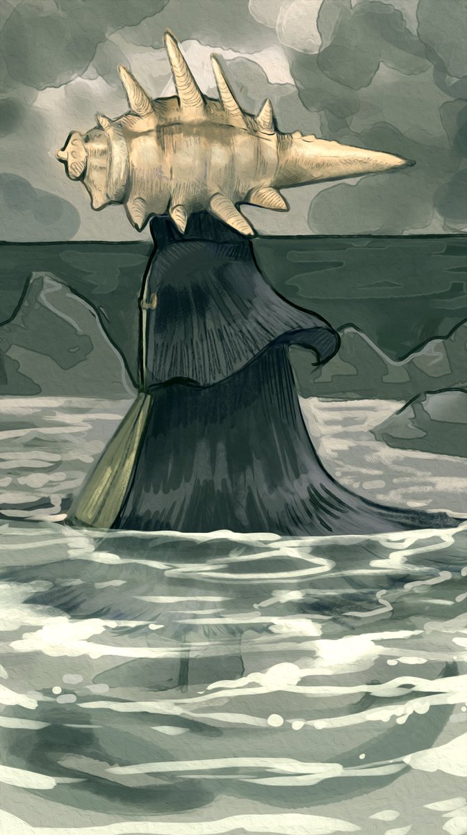 Capeetle's tweet photo. Finally doing artfight this year! I had a lot of fun painting @CapsuleComics’s character

#artfight2024seafoam https://t.co/VSXiiMndYF