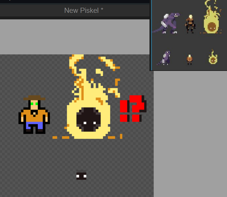 BSimith44's tweet photo. More stuff, I don´t know eho draw the fire ball, but credit whoever created it :)  #pixelart https://t.co/yH0e6ienQa