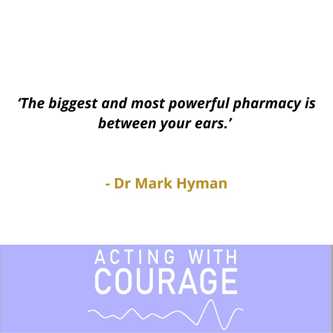 I spent a gloomy, rainy Sunday watching <a href="/Diary_Of_A_CEO/">DiaryOfaCEO</a> podcast on <a href="/YouTube/">YouTube</a> with <a href="/drmarkhyman/">Mark Hyman, M.D.</a> who I've followed for awhile &amp; this gem of wisdom spoke to the #hypnotherapy work I do with clients...