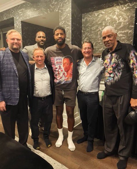 Sixerdaily's tweet photo. Dr J might be the MVP of the offseason 🫡

(@sixers) https://t.co/lnGcvd3Stq