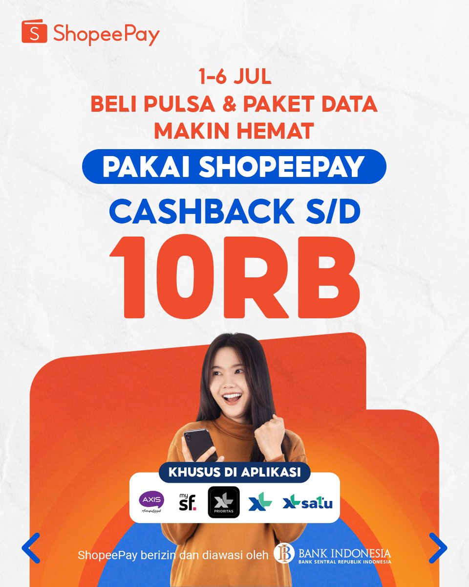 ShopeePay_ID's tweet photo. Promo online merchant part 1 akhirnya tayang juga!
Buat Sobat ShopeePay yang sukanya berburu promo, ini dia waktu yang tepat untuk belanja. Cus langsung deh cari merchant yang kamu incer 😁👌🛒
#PromoShopeePay #InfoPromo https://t.co/fQPEECBKoe