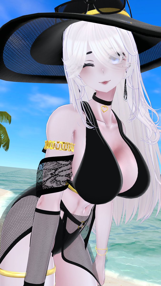 DubzyRose's tweet photo. "enjoying the view cutie."🌊⛱️
#ラシューシャ 
#Lasyusha
#HERO2POI https://t.co/D3XH0qLA7B