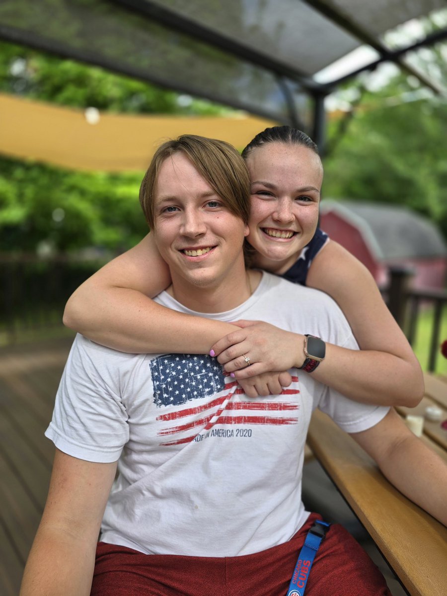 My mom always teases me how I swore I would never date a teammate. Well, now I am marrying one❤️ From discus ring to diamond ring 💍 <a href="/brodyvollrath01/">Brody Vollrath</a>