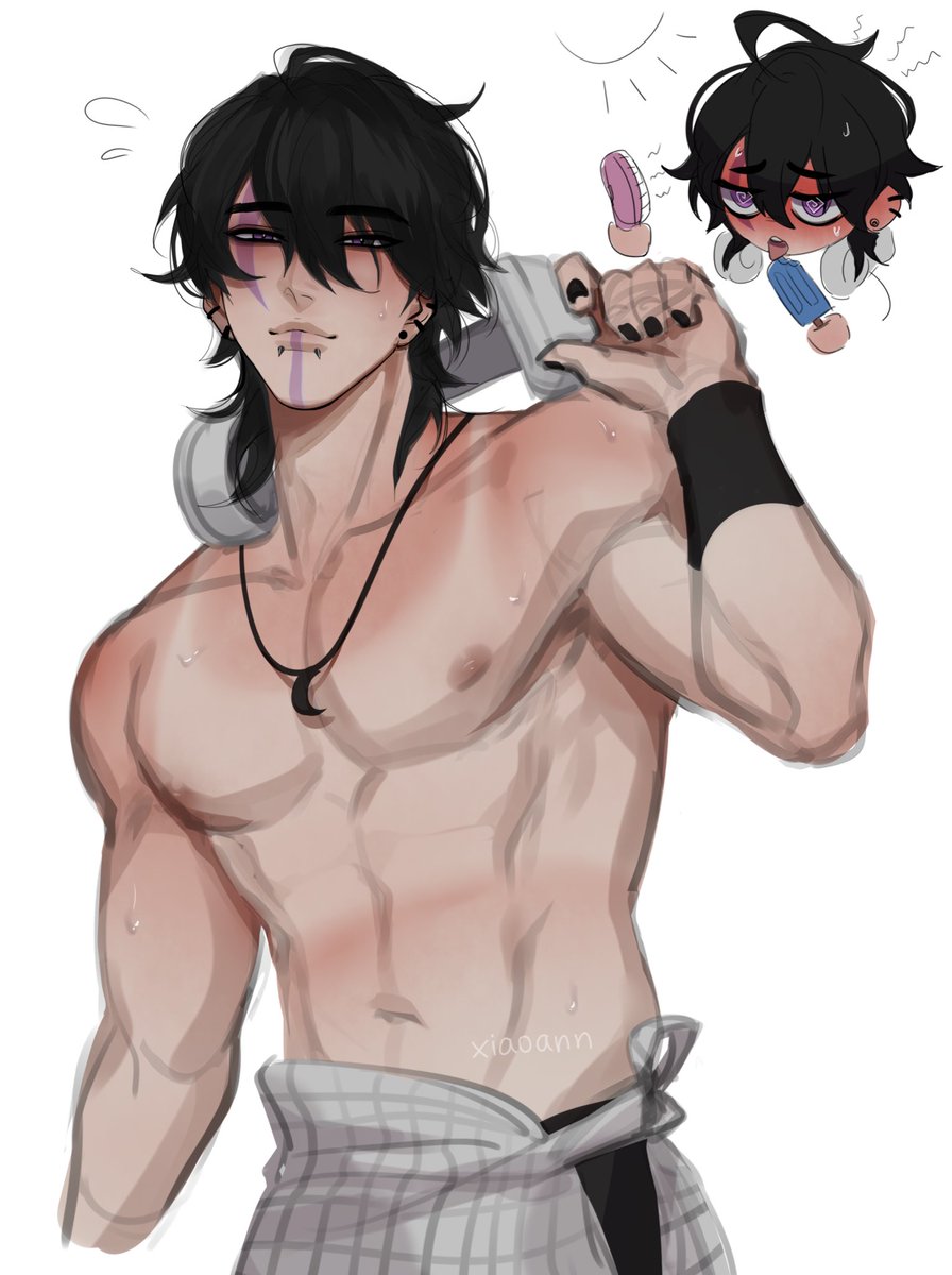 Get the poor boy a popsicle!! 🍧 #aphelios