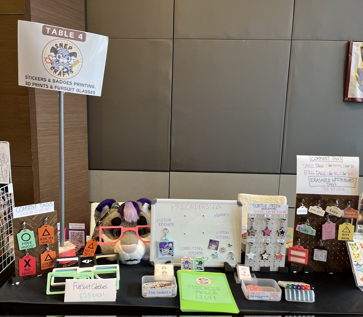 snepcrafts's tweet photo. Thank you so much for the support in LIFC! It was our first ever time boothing, and we appreciate all who have stopped by and supported us!! 💖 https://t.co/DQUcT3vxJJ