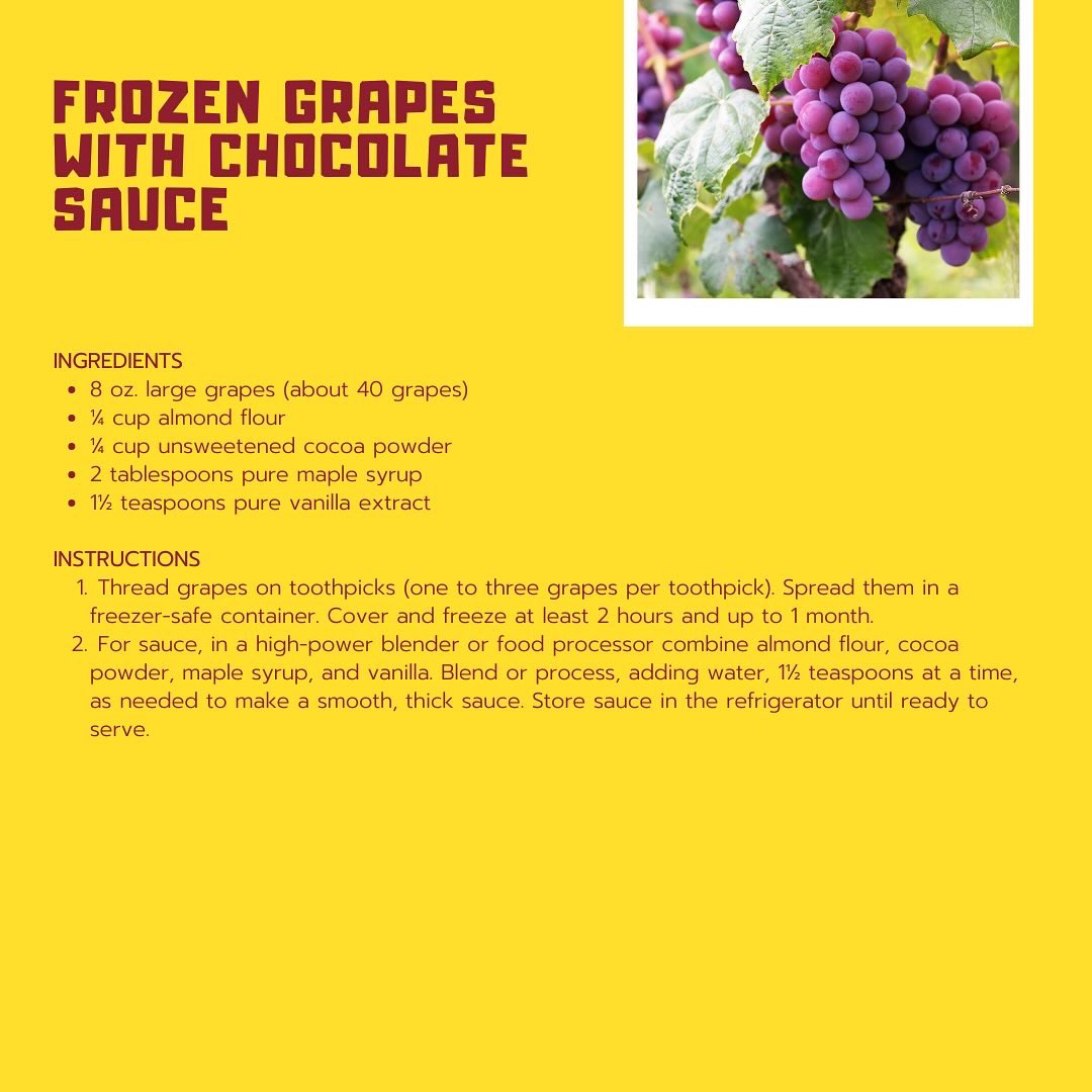 FoodConnect2020's tweet photo. Use up those grapes. #useitup #recipeoftheweek https://t.co/0uO2lTwfek