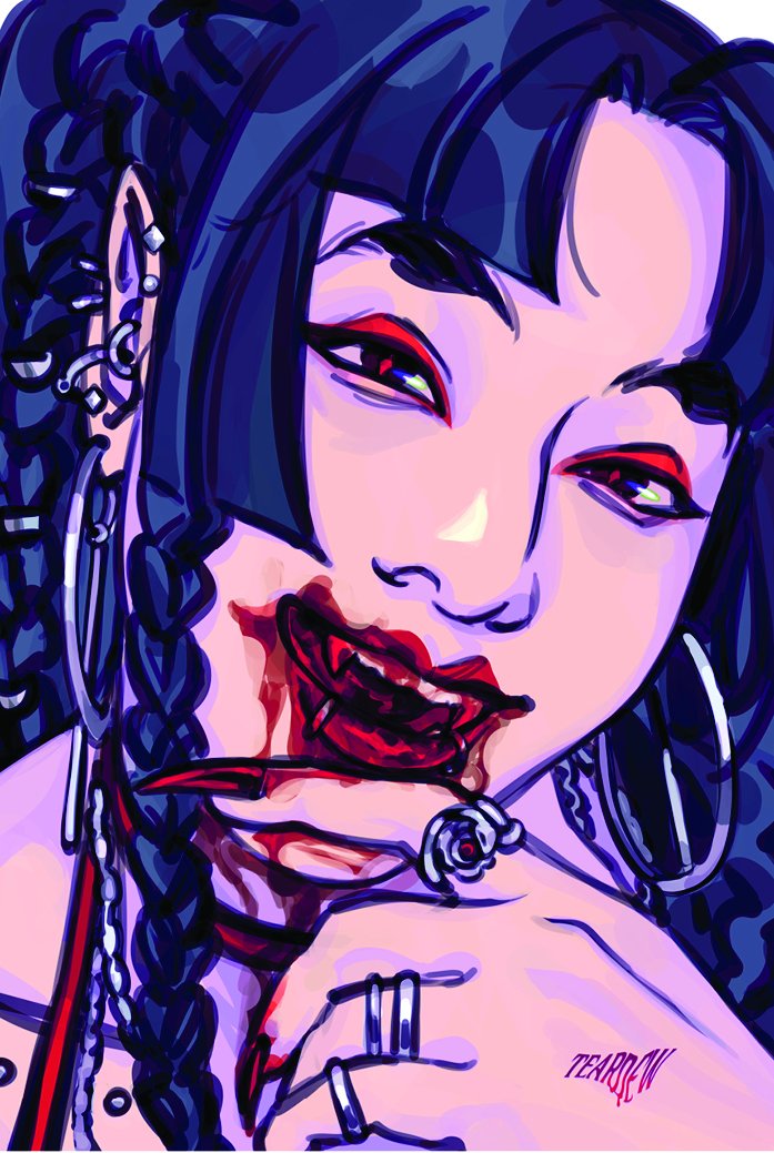 tshirt3000's tweet photo. inspired by shrimps! i'm making photocards of @teardew's gorgeous art. we're doing luo binghe, sha hualing (vampire edition), and shang qinghua (sweaty). $4 each or $10 for the set :) preorder will be open for the next two weeks https://t.co/Og43vhc830 #svsss https://t.co/ak02rAwBKu