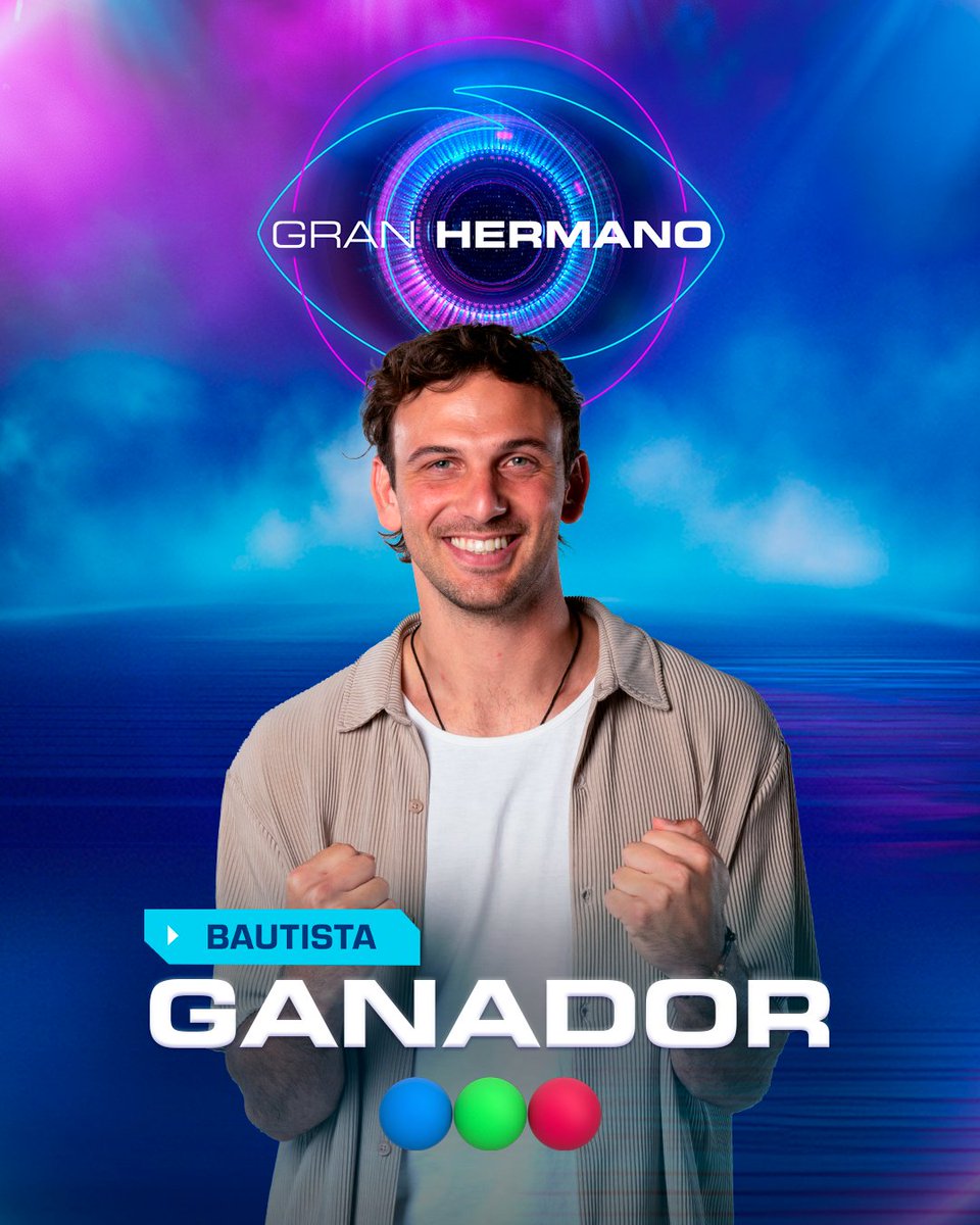 Bautista es el GANADOR de la competencia 👁️

#GranHermano 💙
