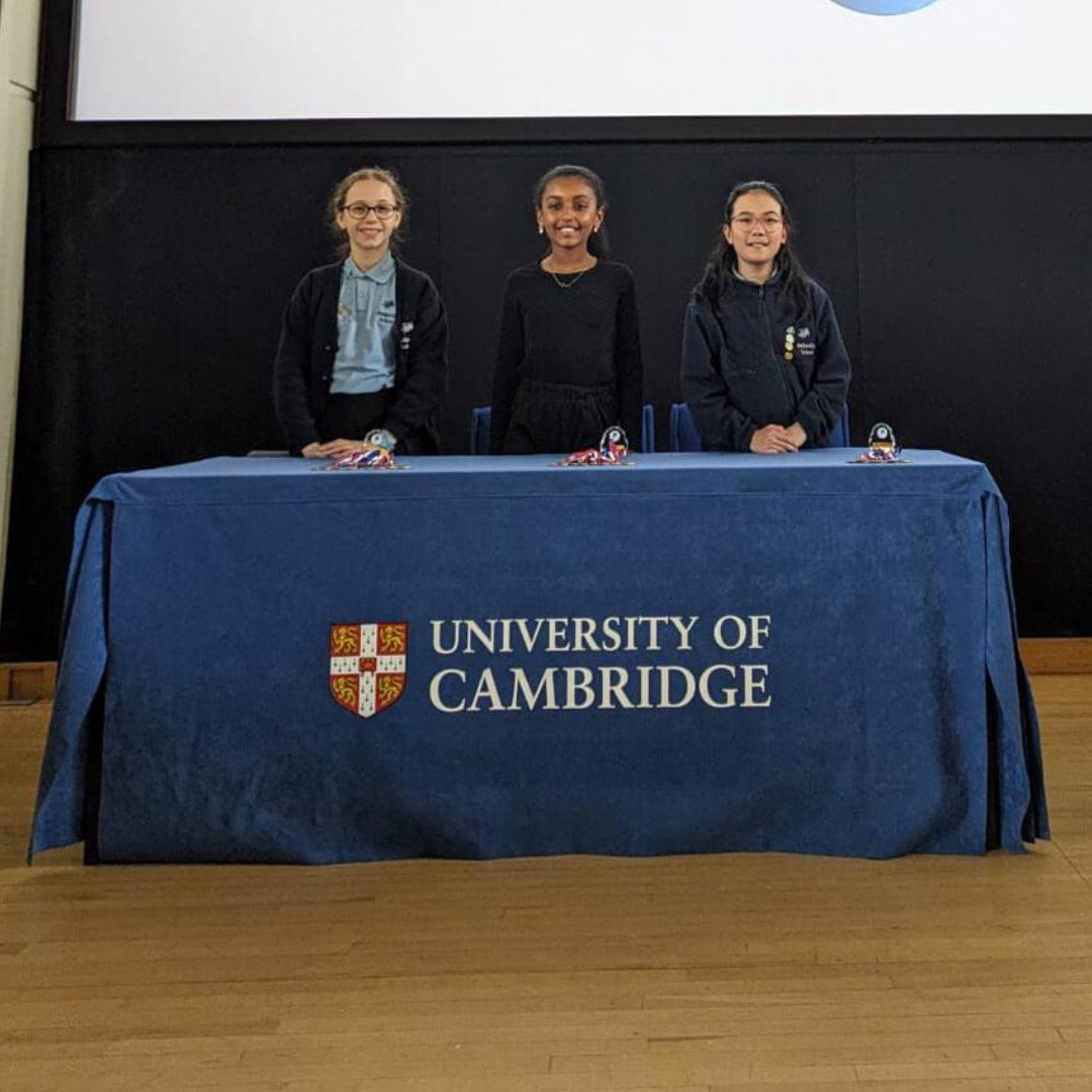 Three of our Year 5 girls represented Belleville in the National Final of the French Primary Bee at the University of Cambridge last Tuesday.

They were in the final 80 out of over 4,000 children who started the competition in Autumn 2023. Bravo 👏