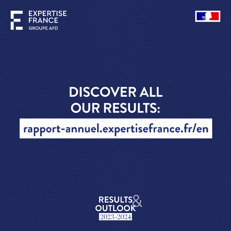 expertisefrance's tweet photo. 🔎 🚀ʀᴇ🇸ᴜʟᴛ🇸 Expertise France’s turnover increased by 𝟏𝟒% in 2023, reaching 390 million euros! 

▶Discover all our results on the website of our annual #report ⤵

@AFD_en @Proparco