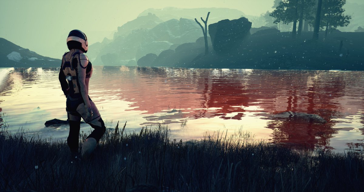 Conditions seem quite right for life to thrive.

🚀 Kickstarter: tinyurl.com/473ebfnn (final 3 days)  
📸 by <a href="/Olivier__Cesar/">anticowl.bsky.social</a>

#DeliverUsHome #VirtualPhotography #indiegame