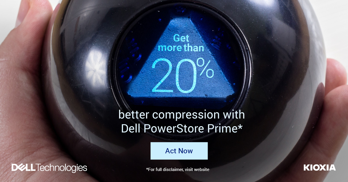 With #PowerStore Prime you can maximise the value of your data with greater agility. Discover how we can help you accelerate innovation in your organisation and power greater efficiency: dell.to/3XP37PX 
 #iwork4dell