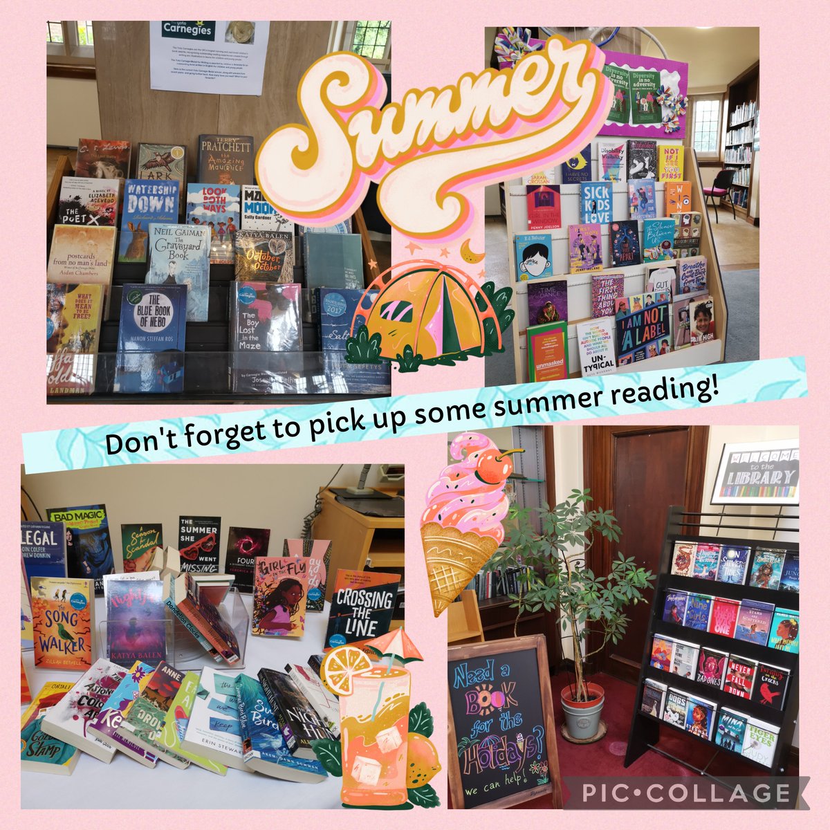 The summer holidays are almost here 😎☀️🍨🥳Don't forget to pop into the Resource Centre and pick up something awesome to read over the break <a href="/EngDeptRMS/">RMS English Dept</a> <a href="/RMSforGirls/">RMS for Girls</a> <a href="/RMSSixthForm/">RMS Sixth Form</a>