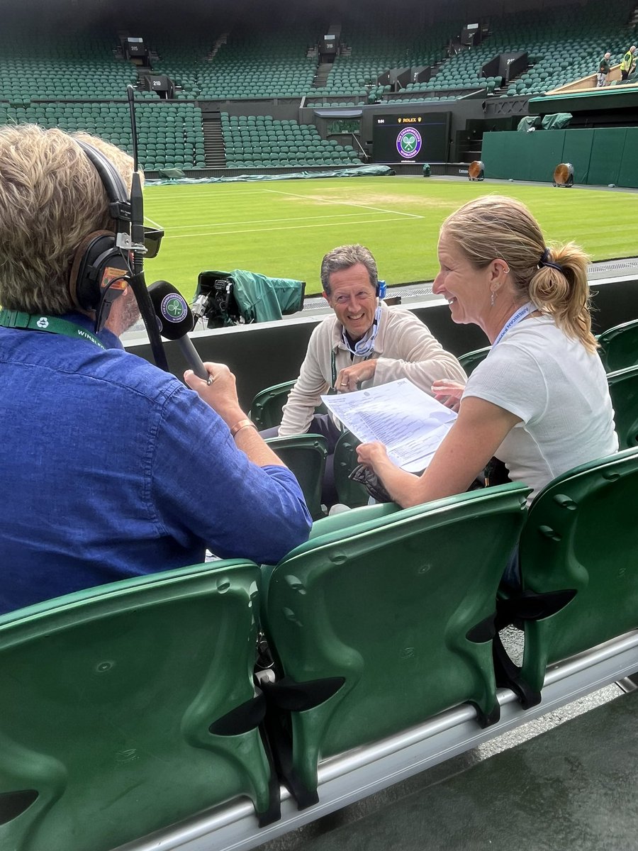 Wimbledon Radio Channel (@wimbledonchnl) on Twitter photo And week 2 of <a href="/Wimbledon/">Wimbledon</a> begins...
Join <a href="/marcus_buckland/">Marcus Buckland</a>, <a href="/jcray74/">Jill Craybas</a> and <a href="/BjorkmanTennis/">Jonas Bjorkman</a> live from Centre Court 🙌
📻 tunein.com/radio/The-Wimb……
📻 wimbledon.com/radio
📲 Wimbledon App
#Wimbledon And week 2 of <a href="/Wimbledon/">Wimbledon</a> begins...
Join <a href="/marcus_buckland/">Marcus Buckland</a>, <a href="/jcray74/">Jill Craybas</a> and <a href="/BjorkmanTennis/">Jonas Bjorkman</a> live from Centre Court 🙌
📻 tunein.com/radio/The-Wimb……
📻 wimbledon.com/radio
📲 Wimbledon App
#Wimbledon