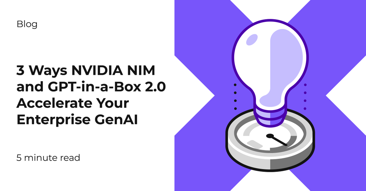 vanquishtech's tweet photo. Have you heard the news? With @NVIDIA NIM and Nutanix GPT-in-a-Box, it's easier than ever to incorporate #AI into your org’s strategy. Learn why: https://t.co/beIdcnSPgn #YourAI https://t.co/cKECIE7Tys