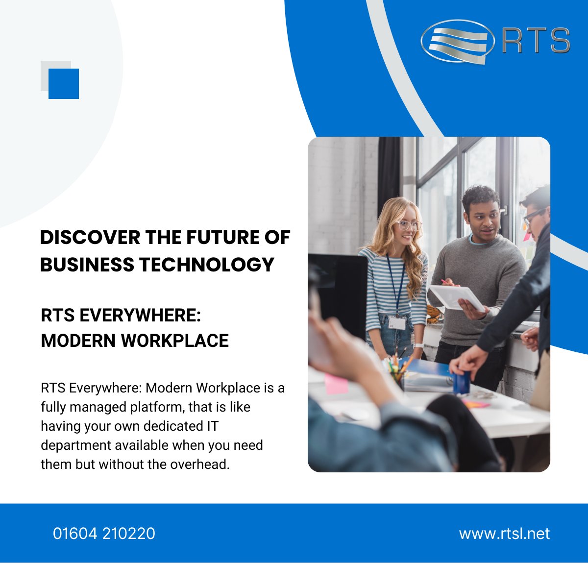 RTS Everywhere: Modern Workplace drives innovation, inspires creativity, and accelerates your path to success. It’s more than technology; it’s a game-changer.

Find out more:
rtsl.net/rts-everywhere…

#BusinessSuccess