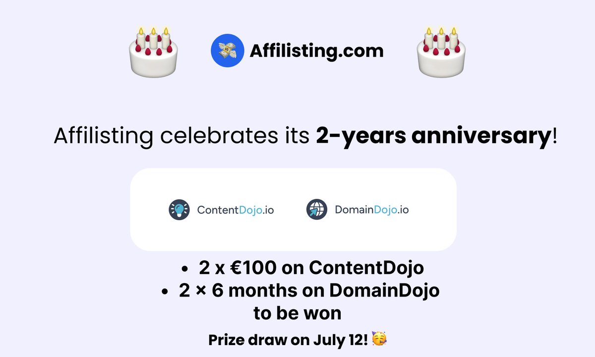 Affilisting - Find the best affiliate programs tweet media