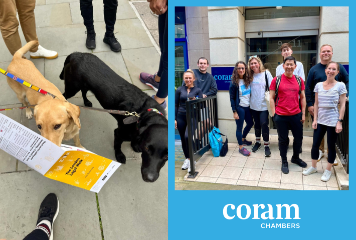 CoramFamilyLaw's tweet photo. The Coram Chambers team (along with dogs, Truffle and Jet) enjoyed taking part in the recent London Legal Walk 2024 which is on track to achieving ยฃ1,000,000 for free legal assistance... https://t.co/Zg9bhHQFbn #londonlegalwalk2024 #LLST #coramchambers #legalaccess #FamilyLaw https://t.co/AGtTSA5VbI